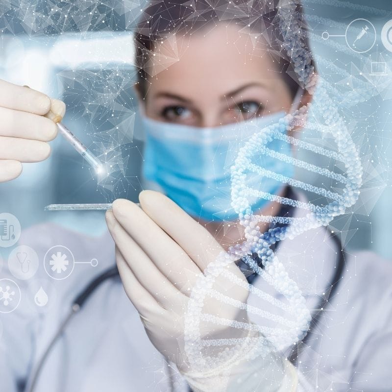shop-mydna-comprehensive-10 Scientist in a lab processing a DNA sample