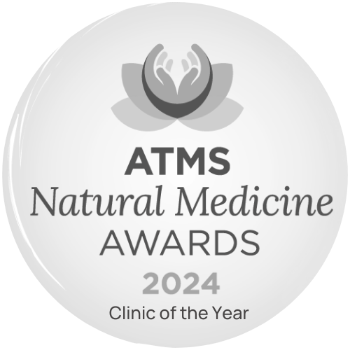 ATMS-clinic-of-the-year-award-2024 Visual graphic of an award from ATMS for Clinic of the Year 2024